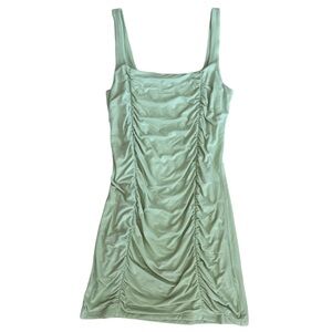Aritzia Sage Green Midi Dress XL